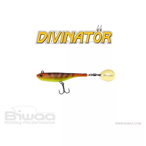 Biwaa Divinator Mini 9,5cm 9gr 16 Red Tiger Spinnertail 1db