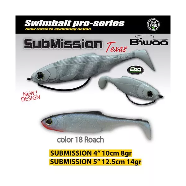 Biwaa Submission 13cm 18 Roach Gumihal 3db