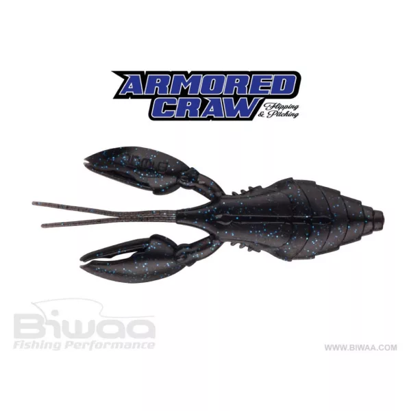 Biwaa Armored Craw 7,5cm 10 Black & Blue Gumi Műcsali 8db