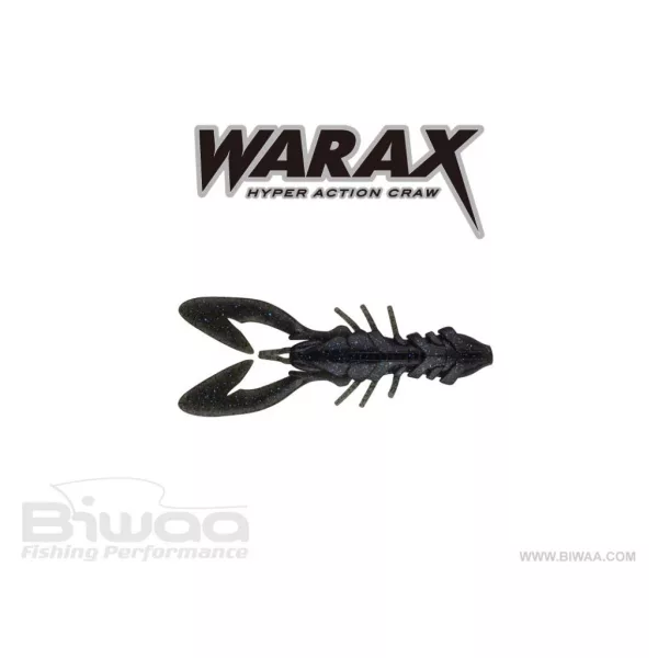 Biwaa Warax 10cm 10 Black & Blue Gumi Műcsali 6db