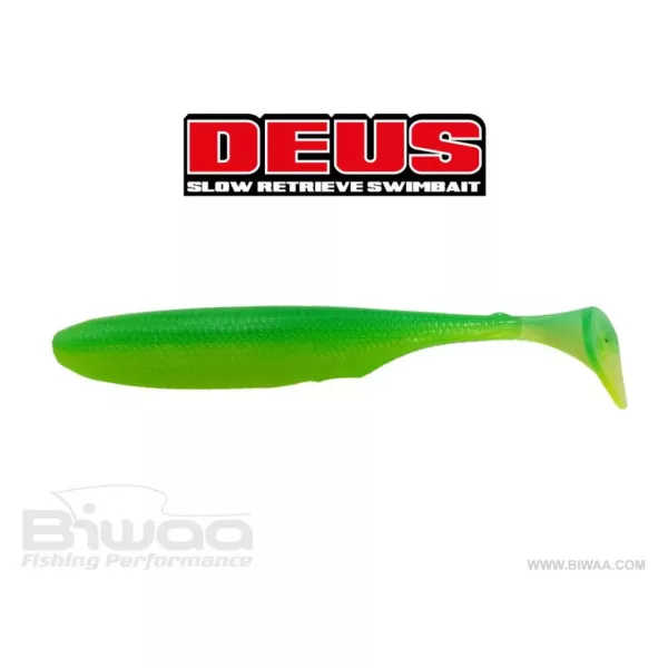 Biwaa Deus 13cm Limette Leurre souple 5 pièces/paquet