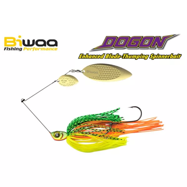 Biwaa Dogon Spinnerbait 1/2oz 14gr 02 Fire Tiger-Gold Blades Spinnerbait 1db