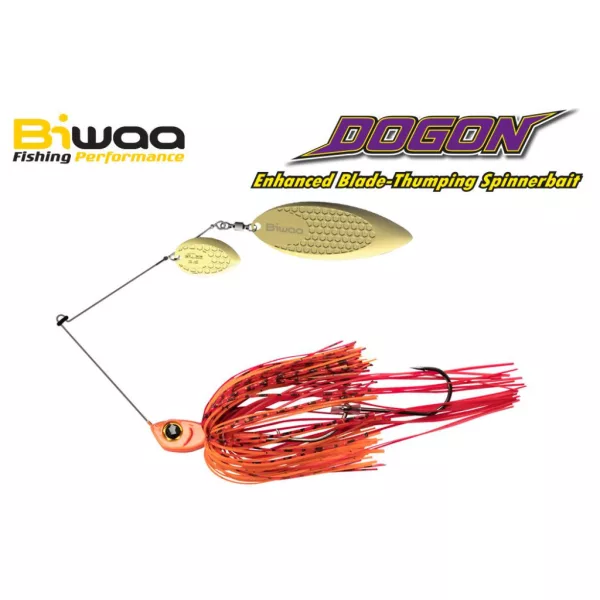 Biwaa Dogon Spinnerbait 1/2oz 14gr 03 Red Tiger-Gold Blades Spinnerbait 1db