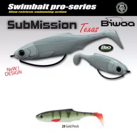 Biwaa Submission 13cm 28 Gold Perch Gumihal 3db