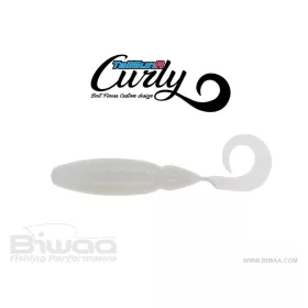 Biwaa Tailgunr Curly 6,3cm 008 Pearl White Gumihal 8db