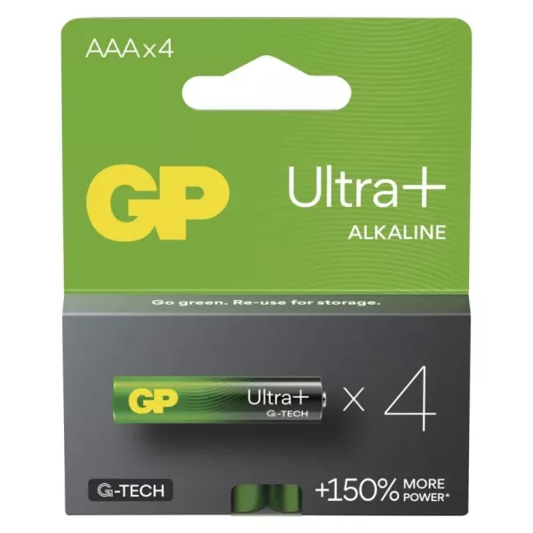 GP Pile Alcaline Ultra Plus AAA 1,5V 4pcs/blister