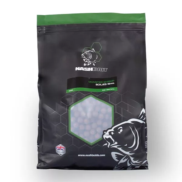 Nash Monster Crevette 15mm 5kg Bouillette d'amorçage