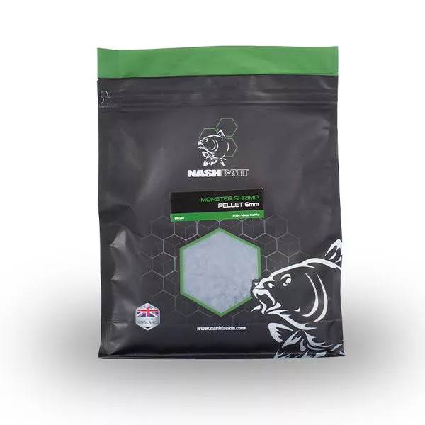 Nash Monster Crevette 6mm Pellets d'amorçage 1kg