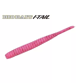   Major Craft BioBait I-Tail 4,5cm #004 Pink Plasztik Csali 8db