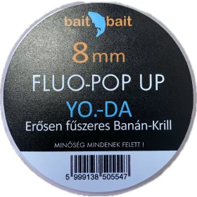 BaitBait Yoda Fluo Pop Up Bouillette 8mm 20gr