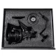 Haldorádó Black Edition BC 14000 LCS Moulinet à débrayage pour grande carpe avec bobine de rechange, en boîte cadeau
