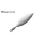 Major Craft Kantan Blade L #002 Silver Accessoire Leurre 2pcs