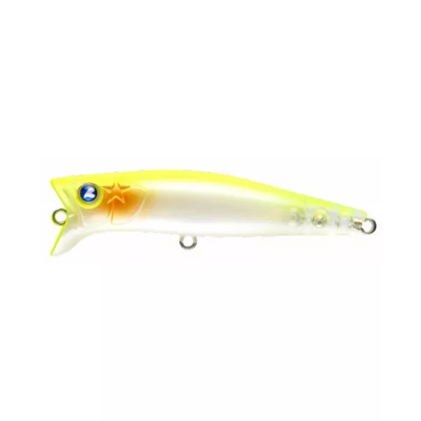 BlueBlue Gaboz 65 6,5cm 6gr #24 Chartreuse Back-Transparent Pearl Wobbler