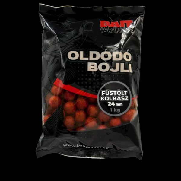 Bait Maker 24mm Bouillette Dissolvante Saucisse Fumée 1kg