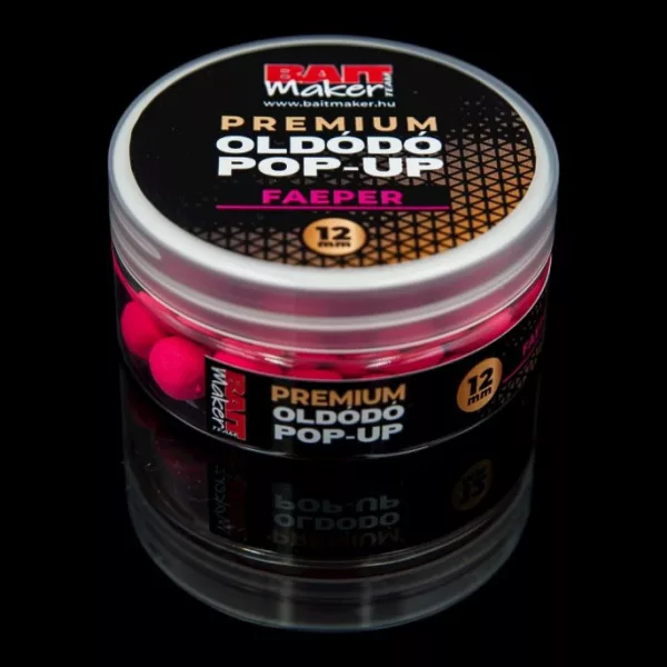 Bait Maker Premium 12mm Fraise des bois Pop Up Soluble 25gr