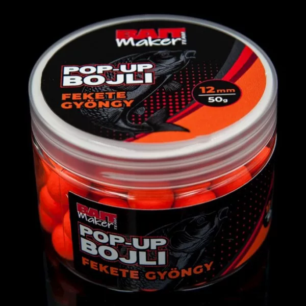 Bait Maker 12mm Perle Noire Pop Up 50gr