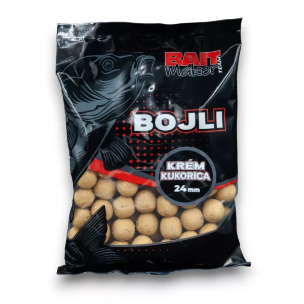Bait Maker 24mm Bouillette Maïs Crème 800gr