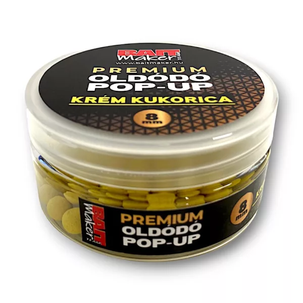 Bait Maker Pop Up Solubles Premium Maïs Crème 8mm 25 gr