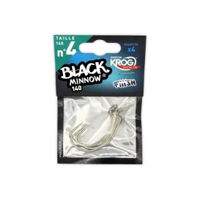   FIIISH Hameçon offset (4pcs) pour BM 160, Krog Premium, Hameçon offset VMC