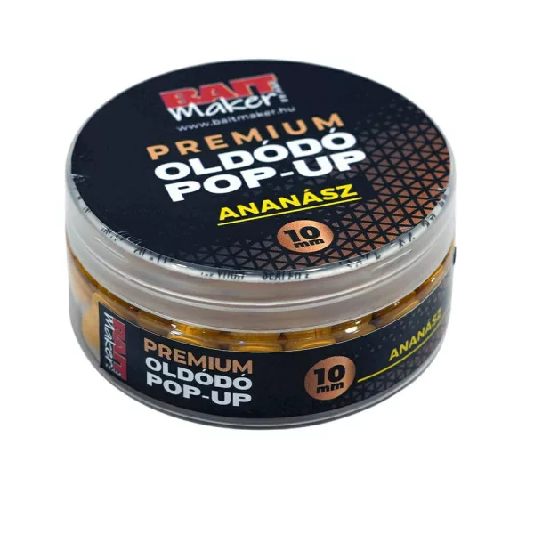 Bait Maker Ananász 10mm Premium Oldódó Pop Up 25gr