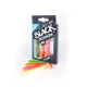 FIIISH 4 pièces de corps Black Minnow de 90mm aux couleurs vives : Green/Orange - Orange/Yellow - Fluo Yellow - Leurre en plastique