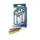 FIIISH 4 pièces de corps Black Minnow de 120mm aux couleurs naturelles : Khaki - Khaki Glitter - Pink - Black Leurre en plastique