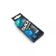 FIIISH 3 pièces de corps Black Minnow de 90mm - couleur Ghost Minnow Leurre en plastique