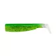 FIIISH 3 pièces de corps Black Minnow de 120mm - couleur Chartreuse Leurre en plastique