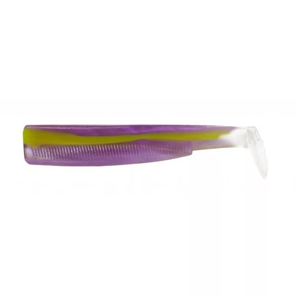 FIIISH 3pcs corps de 120mm - couleur Purple Impact Leurre souple en plastique
