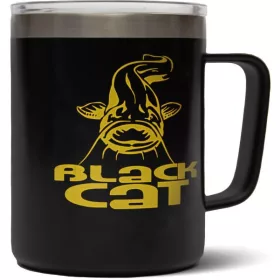 Black Cat 380ml Mug isotherme en acier inoxydable