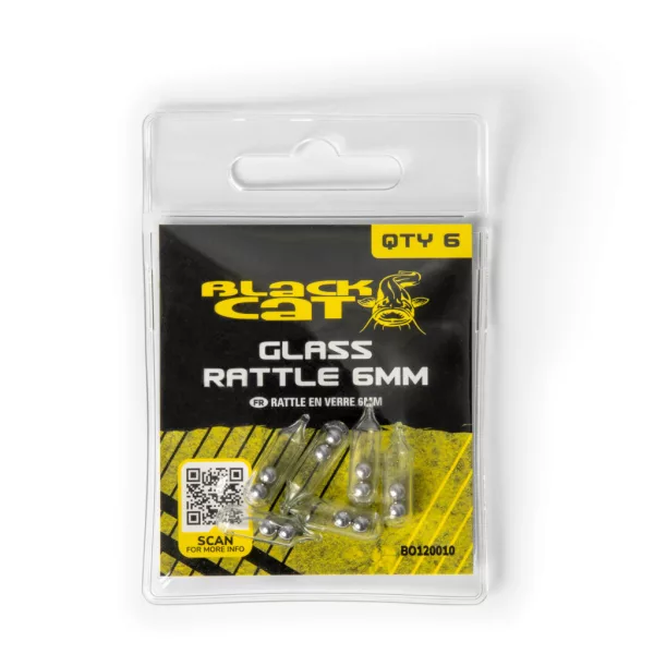 Black Cat Hochet en verre 6mm Hochet pour leurres artificiels 6 pièces