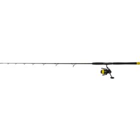   Black Cat Hard Core Combo Vertical Rod 1,80m 240gr Canne à silure 1 pièce avec moulinet Black Passion FD 50 et ligne