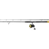 Black Cat Hard Core Combo Spin Rod 2,40m 20-200gr Canne à lancer 2 pièces avec moulinet Black Passion FD 50 et ligne