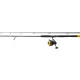 Black Cat Hard Core Combo Spin Rod 2,40m 20-200gr Canne à lancer 2 pièces avec moulinet Black Passion FD 50 et ligne