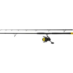   Black Cat Hard Core Combo Allround Rod 2,70m 500gr Canne 2 pièces avec moulinet Black Passion FD 80 et ligne