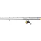 Black Cat Hard Core Combo Bank Rod 3,00m 600gr Canne à silure 2 pièces avec moulinet Black Passion FD 80 et ligne