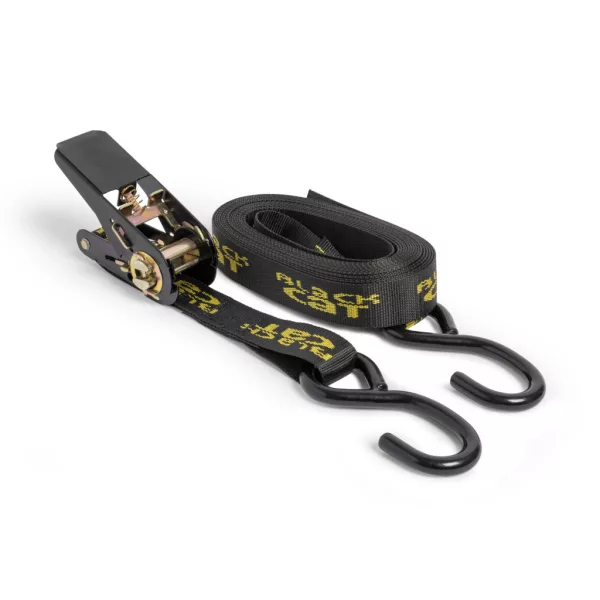 Black Cat Transport Ratchet Strap Racsnis Rögzítő Heveder 5m