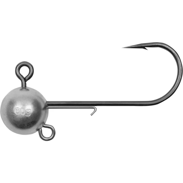 Black Cat Mega Jig Head 60gr 10/0 Tête plombée 2pcs
