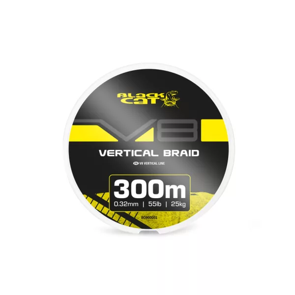 Black Cat V8 Vertical Braid 0,32mm 300m Tresse Ligne principale