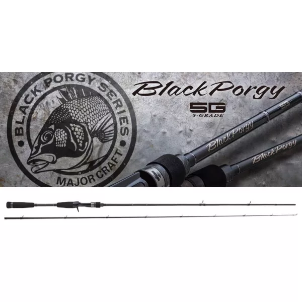 Major Craft Blackporgy 5G BP5B-782M Baitcast R-Fast 2,34m 4-20gr 2 Részes Casting Pergető Bot