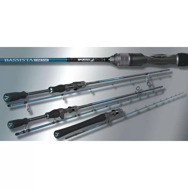 Canne à pêche Sportex Bassista Jerk Cast 1,90m 100gr 2 brins pour casting