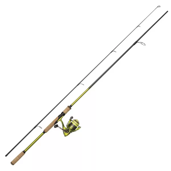 Kinetic HellCat CL 2,44m MH Ensemble canne et moulinet