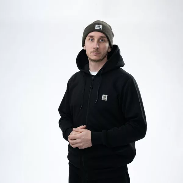 Nash Make It happen Badge Sweat à Capuche Zippé Noir M