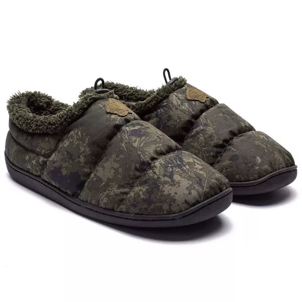 Nash Camo Deluxe Bivvy Slippers Pantoufles de Bivvy 42