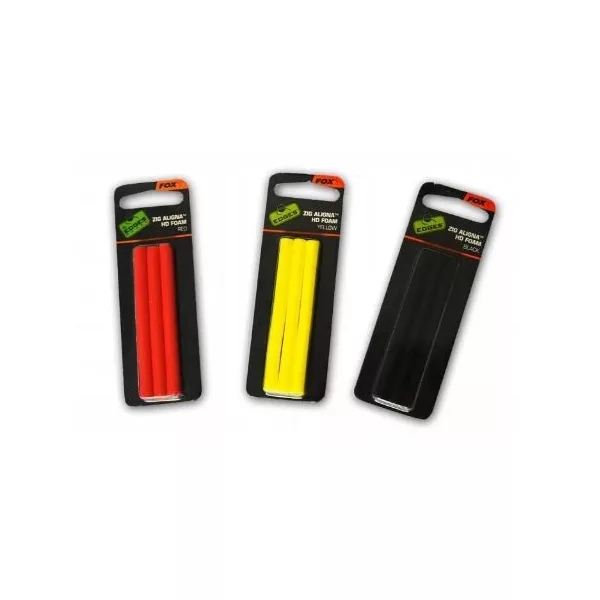 Fox EDGES™ Zig Aligna™ - Zig Aligna Foam - Adaptateur d'hameçon jaune