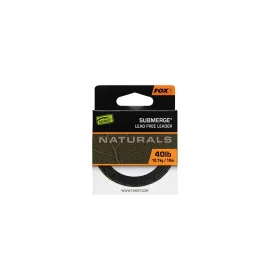   Fox Edges Naturals Submerge Tresse de bas de ligne 18,1kg 10m