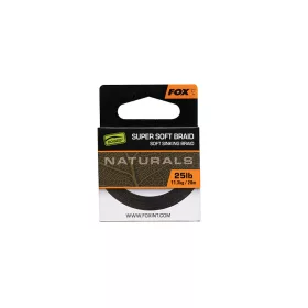   Fox Edges Naturals Super Soft Braid Tresse de bas de ligne 25lb 20m