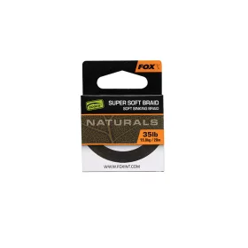  Fox Edges Naturals Super Soft Braid Bas de ligne tressé 35lb 20m