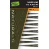 Fox Edges Naturals 10 Naked Line Tail Rubbers Manchon en caoutchouc