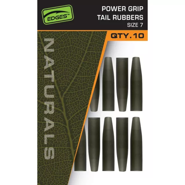 Fox Edges Naturals Power Grip tail rubbers 7 Manchon en caoutchouc